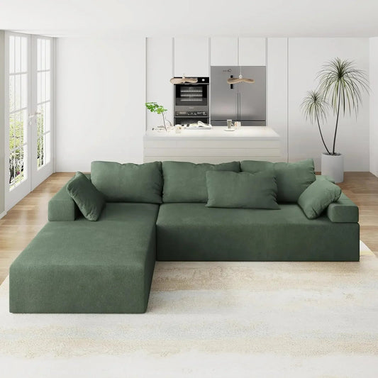 Modular Chenille Cloud Sofa for Living Room