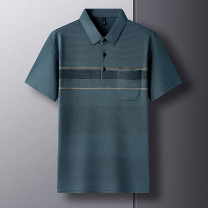 2024 Summer Men's Thin Pocket Polo Shirt