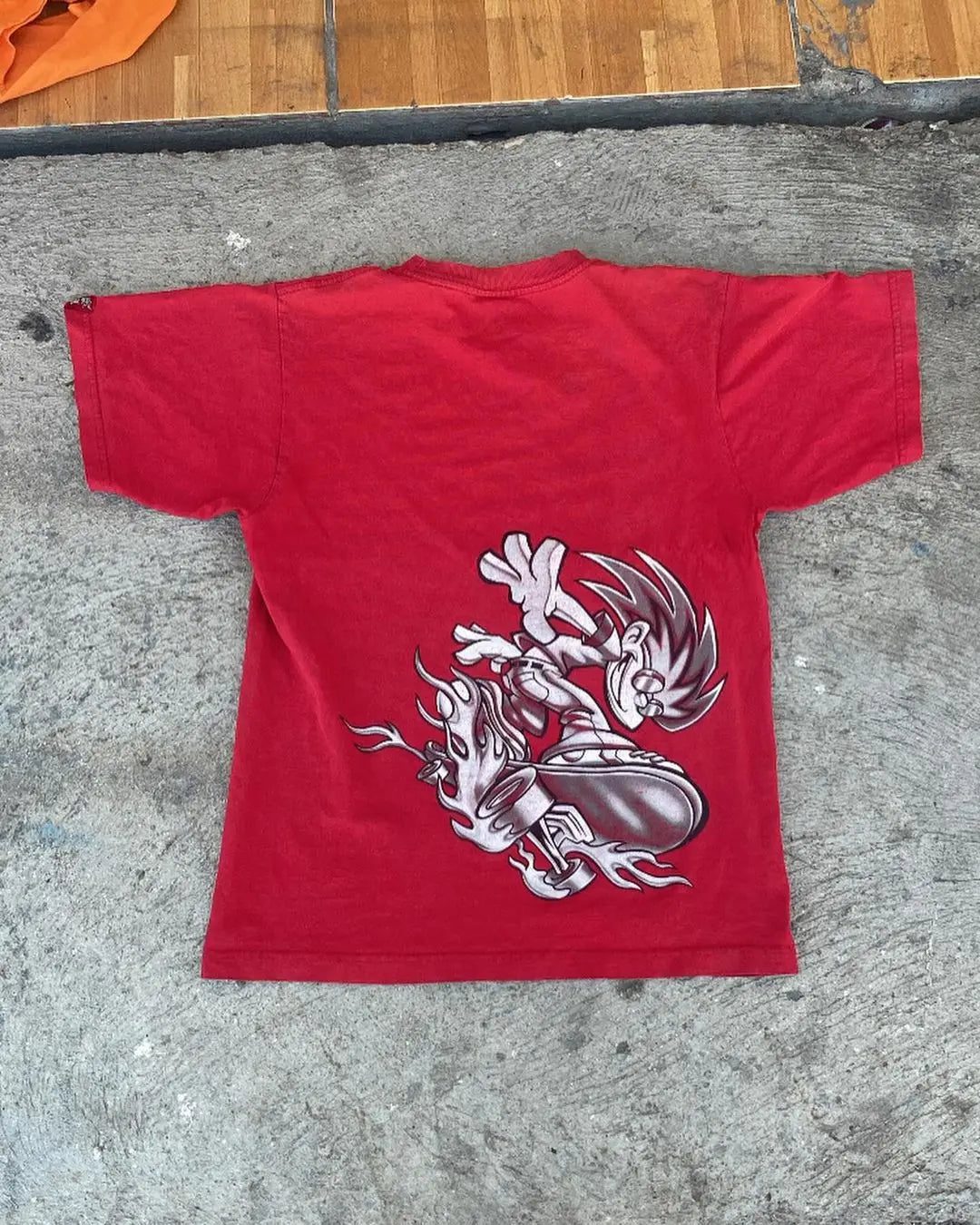 Trendy Y2K Red Cotton T-Shirts for Women