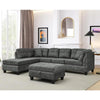L-Shaped Sectional Sofa Set with Storage