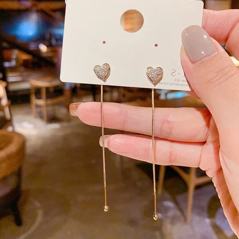 Elegant Double Pearl Dangle Earrings for Weddings