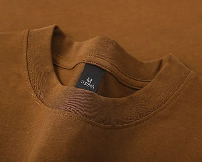 Heavy-Duty Cotton Short Sleeve T-Shirt for Men