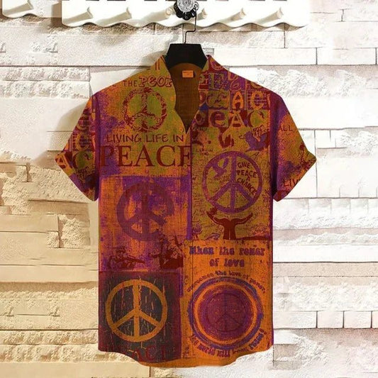 Comfortable Hawaiian Short-Sleeved Shirt for Men
