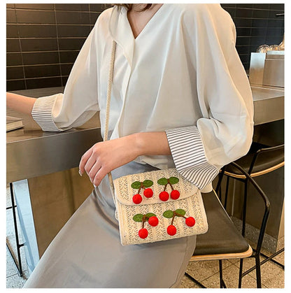 Cute Summer Straw Crossbody Bags for Women