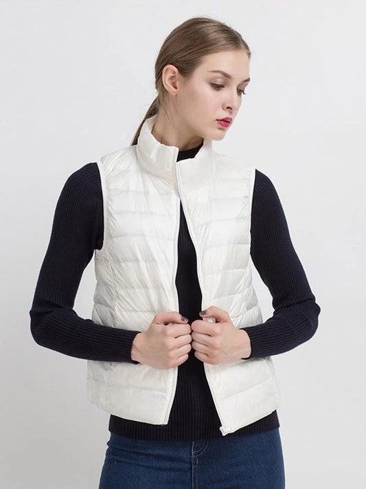 Women’s Ultra Light Duck Down Vest Slim