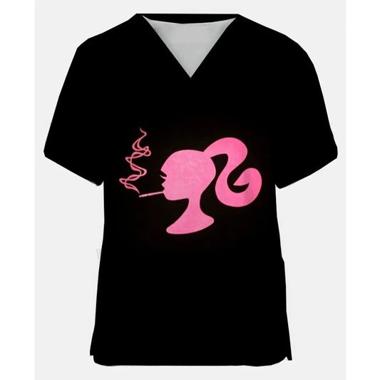 Cute Nurse Scrub Tops for Women T-Shirt