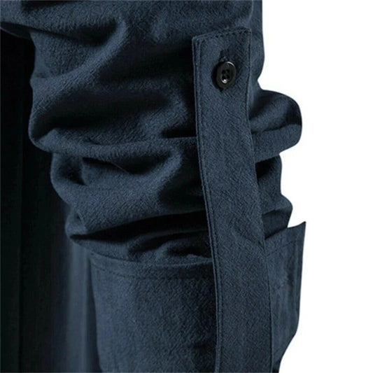 2023 Men's V-Neck Vintage Long Sleeve Shirt