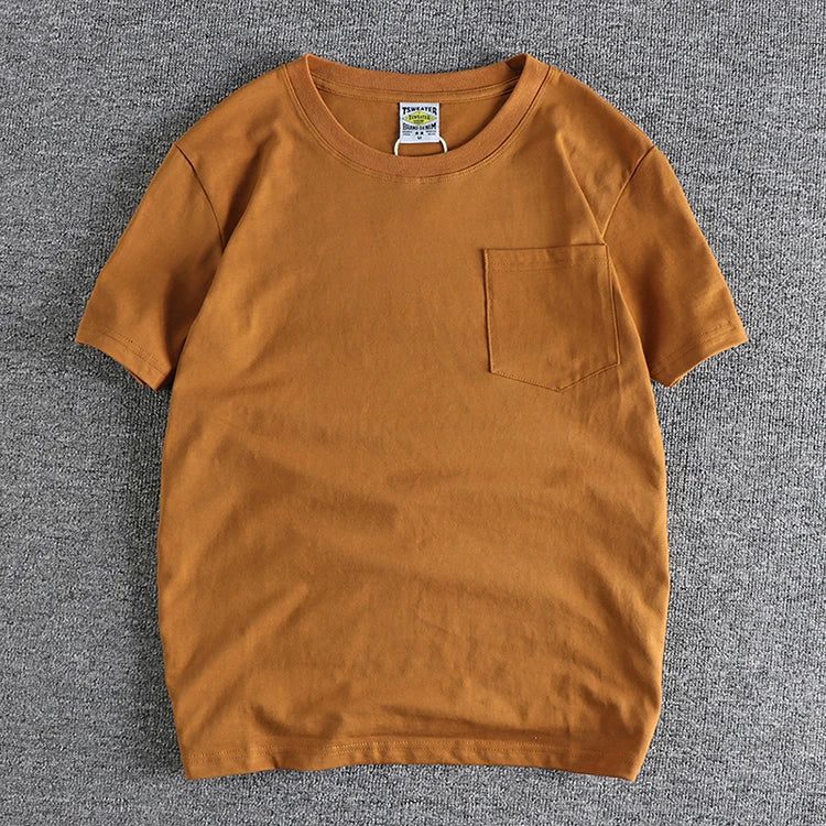 Men's Cotton Pocket T-Shirt - Basic Style