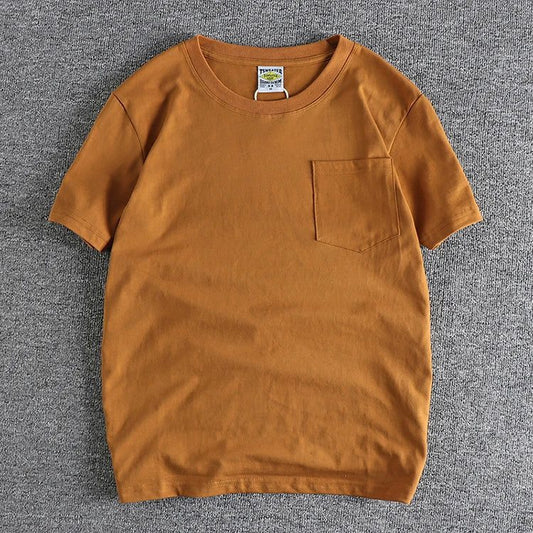 Men's Cotton Pocket T-Shirt - Basic Style