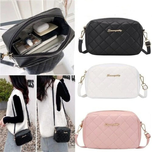 Fashion Diamond Grid Crossbody Bag for Women