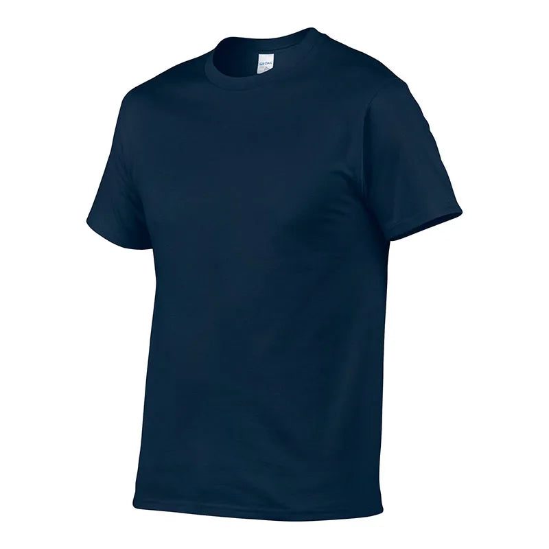 High Quality Men's Cotton Solid Color T-Shirt