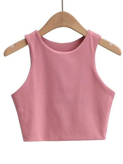 Sexy Slim Sleeveless Nylon Tank Tops Women