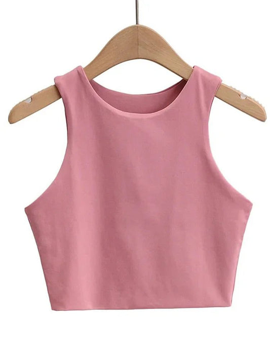 Sexy Slim Sleeveless Nylon Tank Tops Women