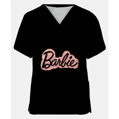 Cute Nurse Scrub Tops for Women T-Shirt