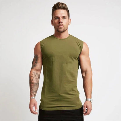 Men's Sleeveless Workout Tank Top for Bodybuilding