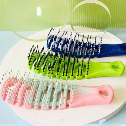 Gradient Hollow Out Hair Brush for Detangling
