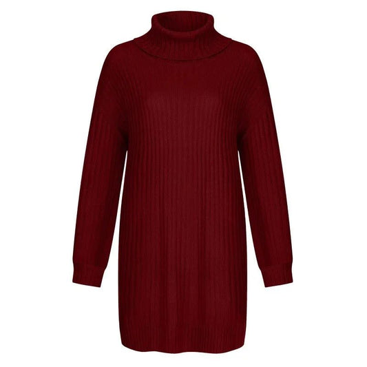 Trendy Women’s Mid-Length Sweater Dress