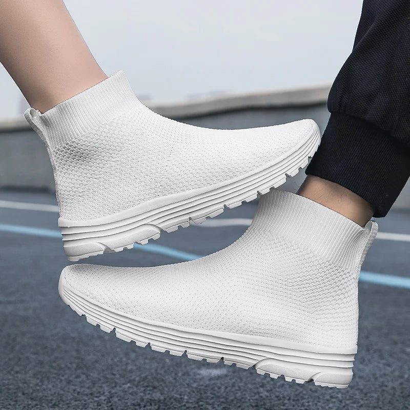 Trendy Unisex Mesh Sock Sneakers for Sports