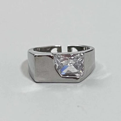 Vintage Irregular Cross Star Adjustable Couple Ring