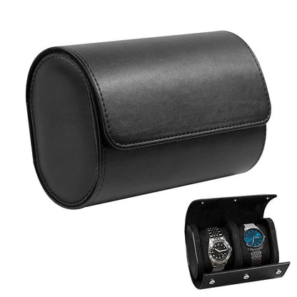 Luxury Leather Watch Roll Travel Case Pouch