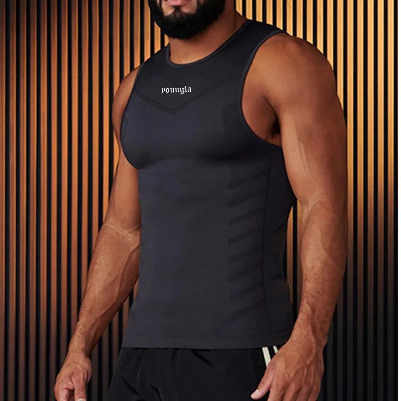 Men's Ribbed Tank Top - Cool Summer Sleeveless