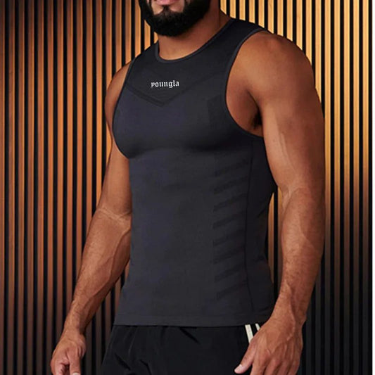 Men's Ribbed Tank Top - Cool Summer Sleeveless