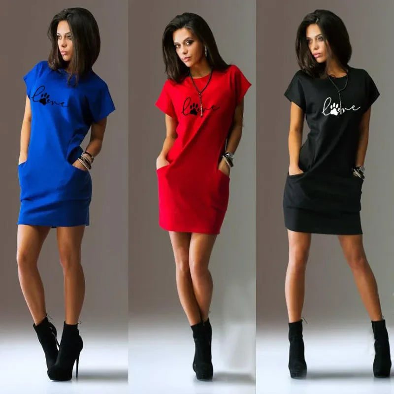 Trendy Casual T-Shirt Dresses for Women