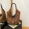 2024 Retro Faux Suede Bucket Shoulder Bag