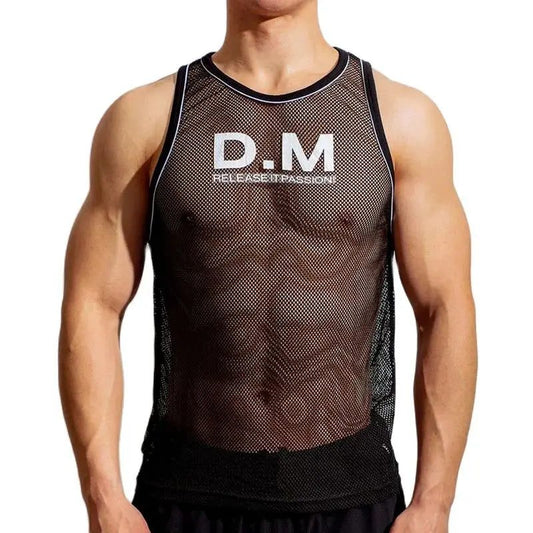 Breathable Mesh Tank Top for Men