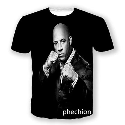 Unisex 3D Print Diesel T-Shirt for Hip Hop