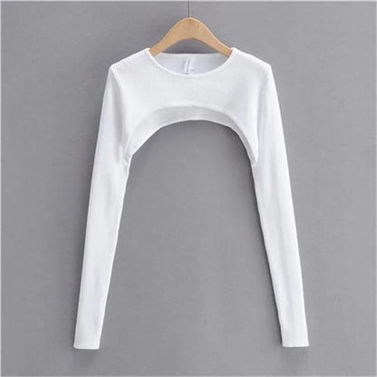 Elegant Women's Cropped T-Shirt for Spring