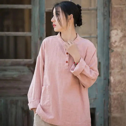 Trendy Long Sleeve Cotton T-Shirts for Women