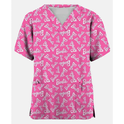 Cute Nurse Scrub Tops for Women T-Shirt