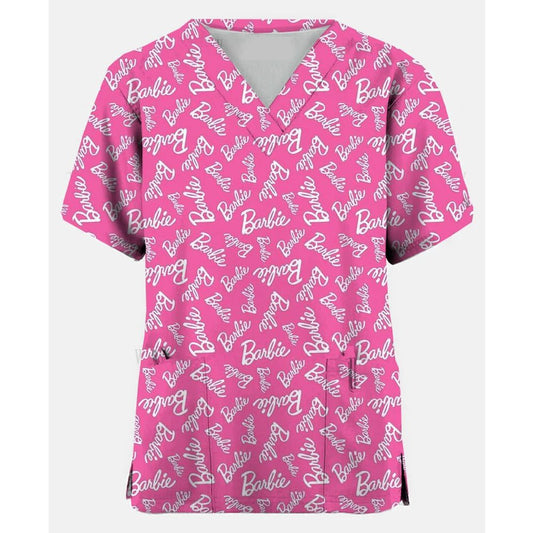 Cute Nurse Scrub Tops for Women T-Shirt