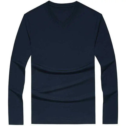 Men's Oversize V-Neck Silk T-Shirts 2023