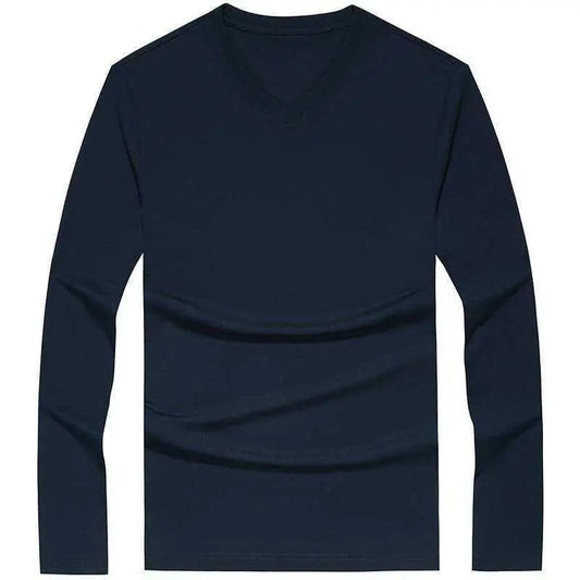 Men's Oversize V-Neck Silk T-Shirts 2023