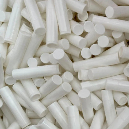 White Lip Balm Tubes for DIY Cosmetics