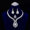 Elegant African Blue Bridal Jewelry Set