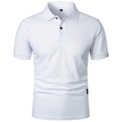 Lightweight Short Sleeve Polo Shirt for Men