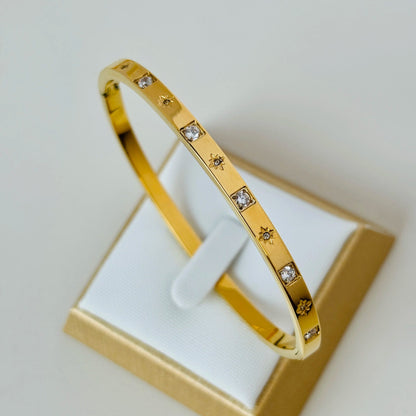 Waterproof Zircon Inlaid Bracelets for Elegance