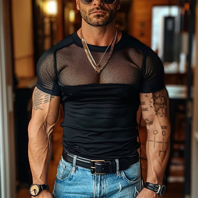 Men's Mesh Tank Top for Outdoor Sports