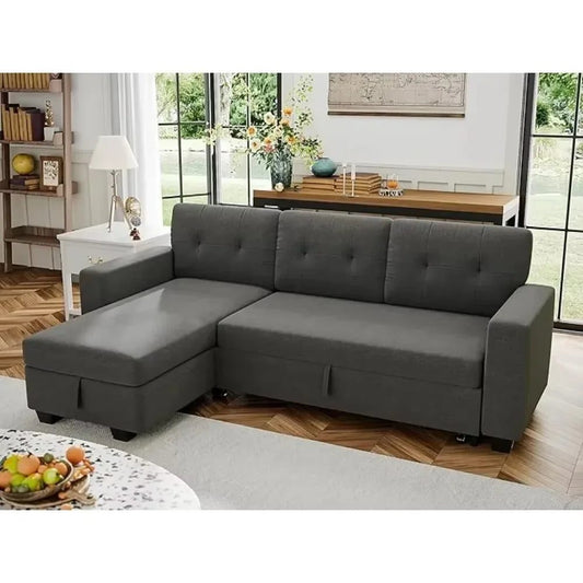 Reversible Sofa Bed with Storage Chaise
