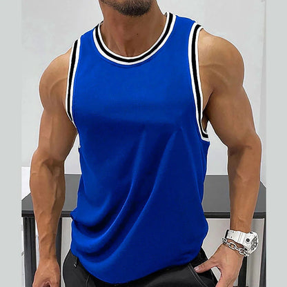 Men's Ribbed Tank Top for Gym Wear