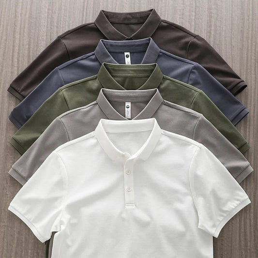 Men's Short-Sleeve Golf Polo Shirts Summer