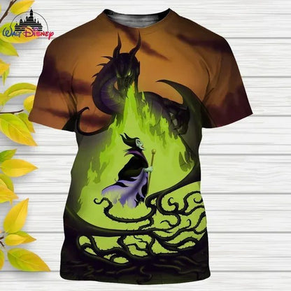 3D Print Maleficent T-Shirt for Men