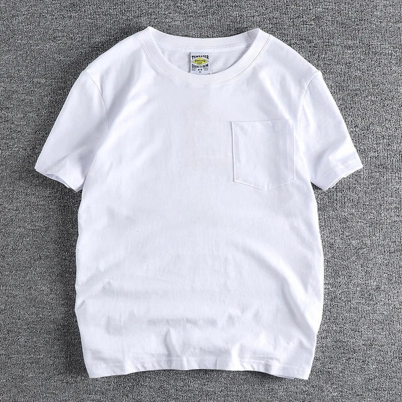Men's Cotton Pocket T-Shirt - Basic Style