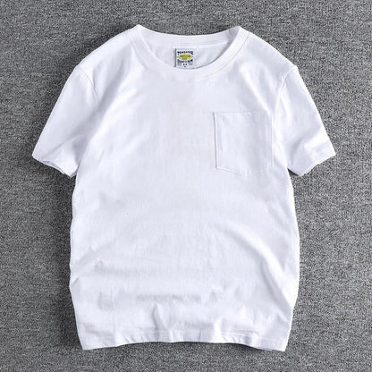 Men's Cotton Pocket T-Shirt - Basic Style