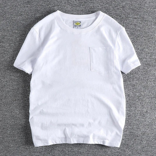 Men's Cotton Pocket T-Shirt - Basic Style