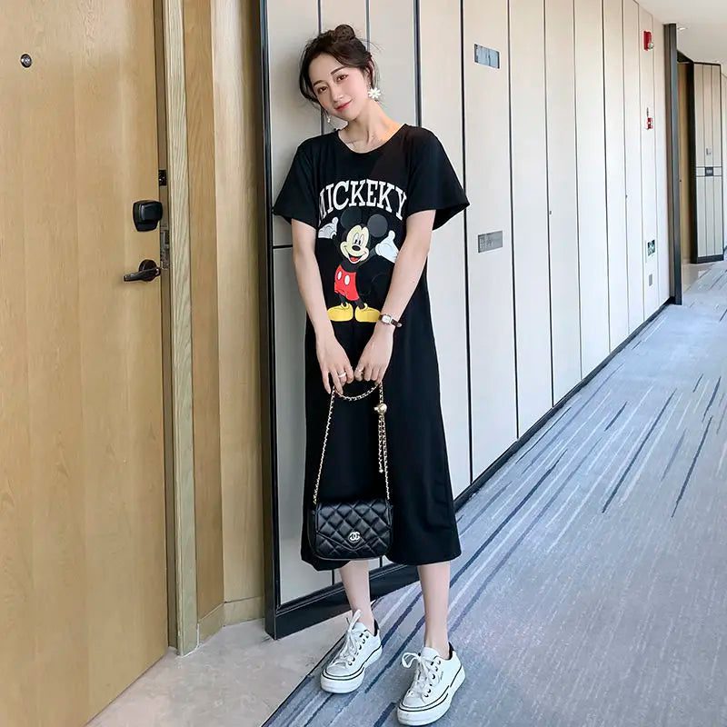 Mickey Graphic T-Shirt Dress for Women