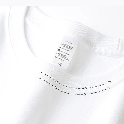 2pcs Cotton T-Shirts for Men and Women